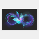 Search for purple rectangle stickers Butterfly