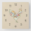 Search for rooster clocks Floral
