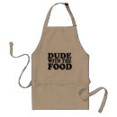 Search for food aprons dude with the food