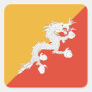 Search for bhutan flag stickers Bhutanese