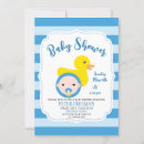 Search for rubber duck baby shower invitations Animal