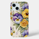 Search for purple pansy iphone cases Yellow