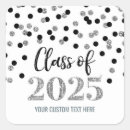 Search for silver and black graduation stickers Glitter