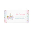 Search for rainbow birthday return address labels Magical