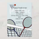 Search for badminton invitations Net