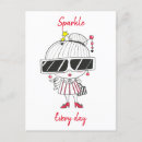 Search for funny girls cards Illustration