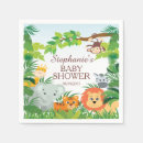 Search for safari baby shower napkins Elephant
