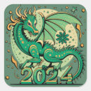 Search for year of the dragon stickers Green