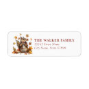 Search for funny squirrel return address labels Fall