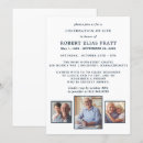 Search for blue funeral invitations Remembrance