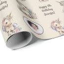 Search for unicorn birthday wrapping paper Age