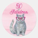 Search for grey cat stickers Pink