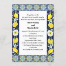Search for mediterranean style wedding invitations Blue