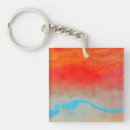Search for abstract sunset key rings Watercolor