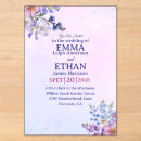Search for blue and lavender wedding invitations Summer