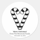 Search for candy cane heart stickers Merry christmas