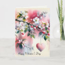 Search for heart tree valentines day cards Watercolor
