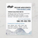 Search for power washing flyers Residential commercial cleaning