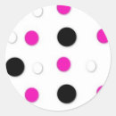 Search for black with white polka dots stickers Pink