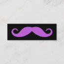 Search for mustache business cards For her