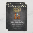 Search for thirsty 30 invitations Party