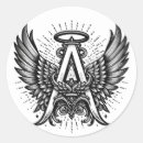 Search for angel initial stickers Wings