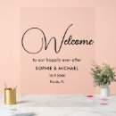 Search for welcome wedding signs White