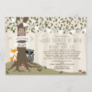 Search for woodland creatures baby shower invitations Forest
