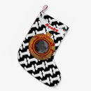 Search for black dog christmas stockings Black and white