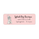 Search for poodle return address labels Dog lover