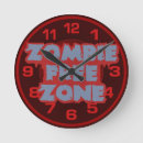 Search for scary halloween clocks Zombie