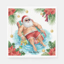 Search for santa claus napkins Christmas in july