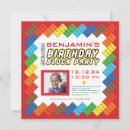 Search for building block invitations Cool party