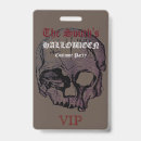 Search for halloween id badges Skull