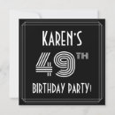 Search for 49th birthday invitations 49 years old