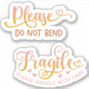 Search for fragile labels Pink