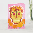 Search for day of the dead cards Sugar skull