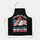 Search for 4th july aprons Red white blue
