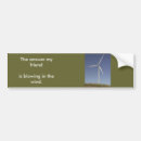 Search for wind bumper stickers Green