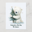 Search for polar bear postcards Merry christmas