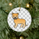 Search for staffordshire bull terrier christmas tree decorations Staffie