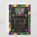 Search for masquerade quinceanera invitations Mardi gras