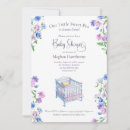 Search for sweet pea baby shower invitations Botanical