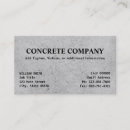 Search for concrete company business cards Modern