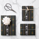 Search for gothic christmas wrapping paper skulls