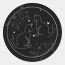 Search for grey and white cat stickers Hand drawn