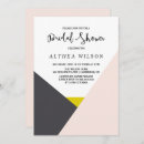 Search for contemporary bridal shower invitations Unique