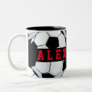 Search for red black white mugs Player