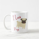 Search for i love pugs mugs Puppy