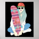 Search for girl skateboarding posters Vintage